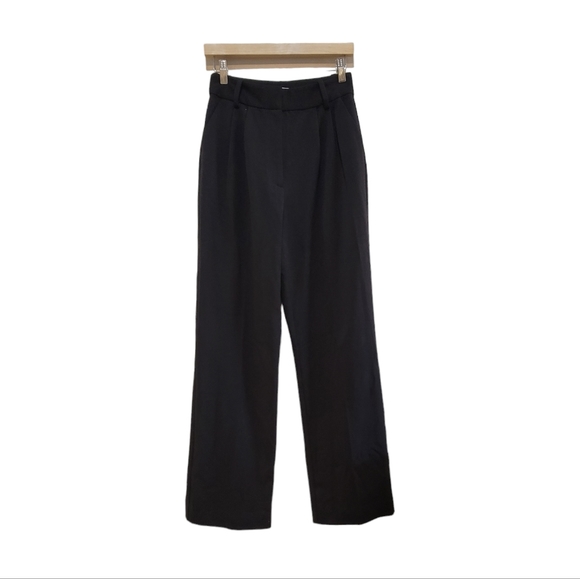 Favorite Daughter THE FAVORITE PANT Black Pleated Women's 6 NWT - Picture 4 of 12